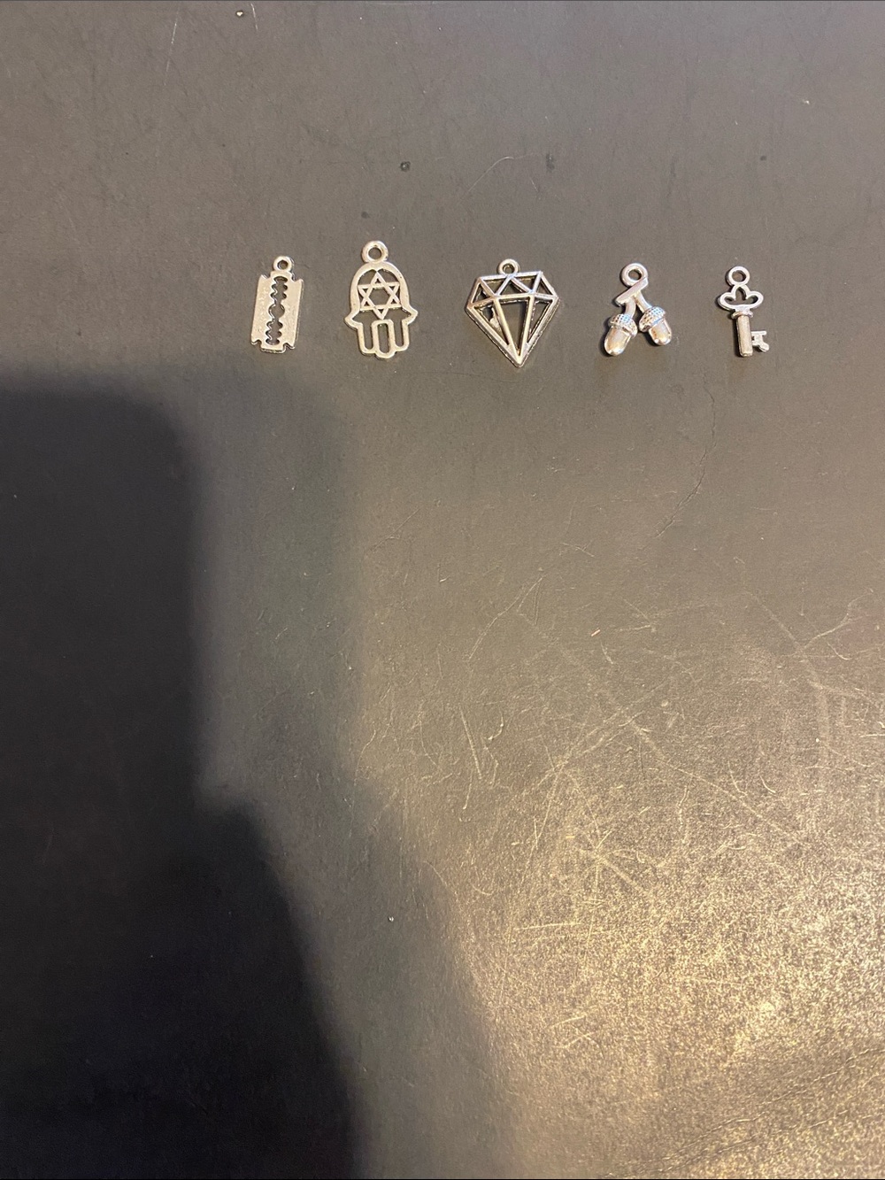 Sterling Silver Charm Set — Assorted Icons (Silver)